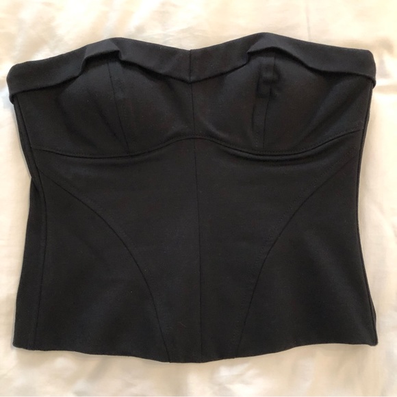 Tristan Tops - ⭐️2/$20⭐️ Tristan black corset style strapless top. Size S.